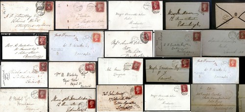 Covers 1840 onward - qv, red