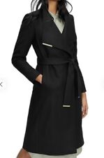 Ted Baker Rose Long Coat Black