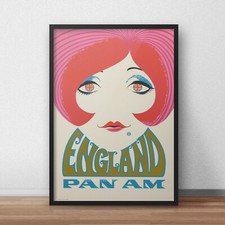 Retro London, England Poster -