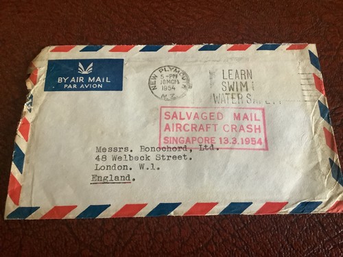 Salvaged mail aircraft crash - salvaged,