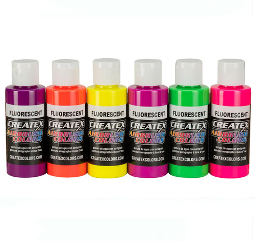 Createx colors fluorescent set - createx,