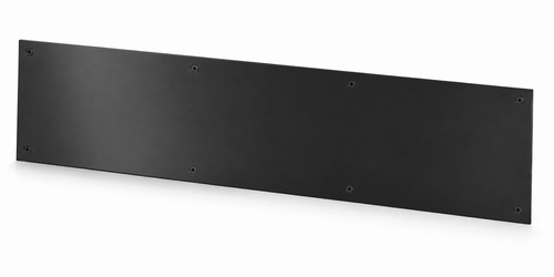 Black pvd door kick plate - black,