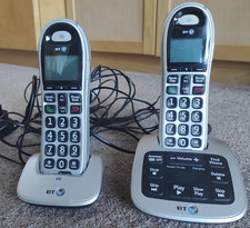 BT4500 Twin Digital Cordless Phone - Big Button- Answer Machine - Caller Display