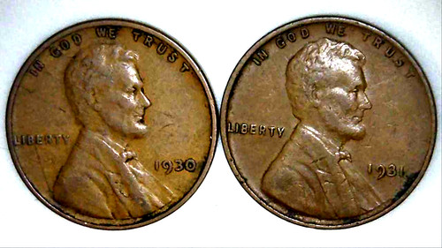 1930 1931 lincoln wheat - 1930,