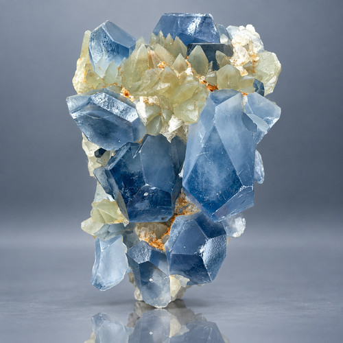 Celestine cluster blue - celestine,