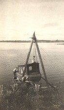 Repair of boat Mana on banks
