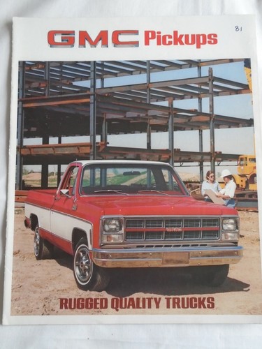 Gmc pickups brochure 1980 - pickups, usa