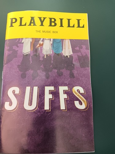 Suffs playbill musical - playbill,