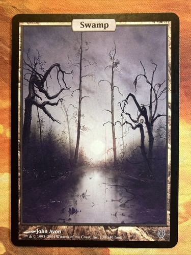 Mtg full art - art, swamp