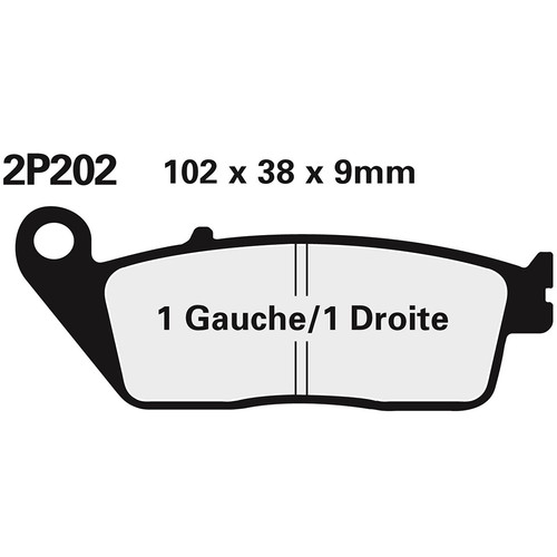 Nissin pad brake front - nissin, brake,