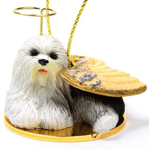 Old english sheepdog ornament - old,