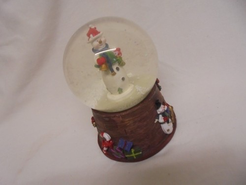 Vintage snowman snow globe - vintage,