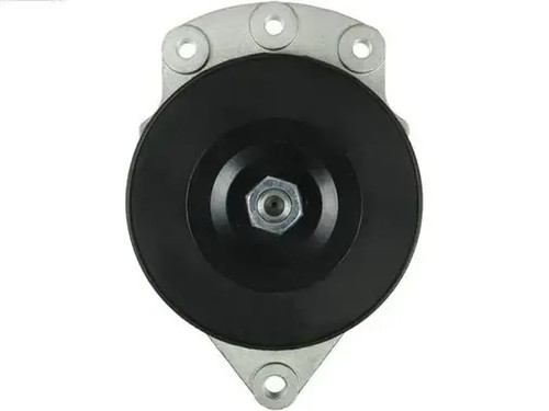 Alternator with belt pulley