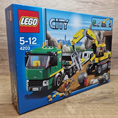 Lego excavator transporter - excavator,