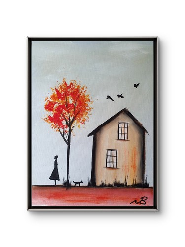 Original acrylic painting - acrylic,