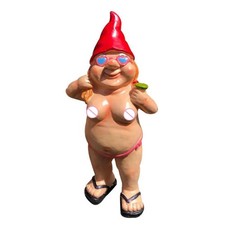 Naked gnomes garden mesn gift - garden,