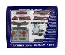 FLEISCHMANN 'N' GAUGE 69369 DB RED REGIONAL EXPRESS 4 CAR TRAIN SET *DCC FITTED