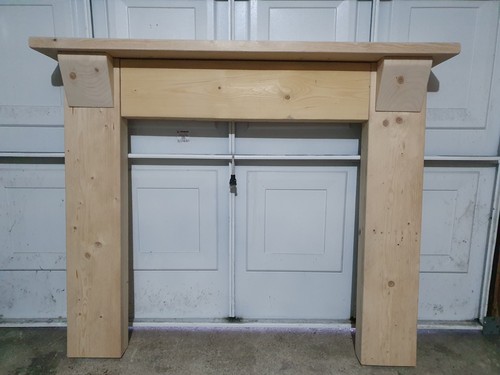 Fire surround handmade chunky - surround,