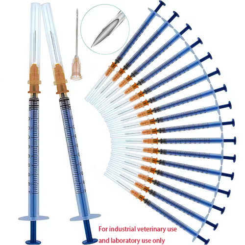 50pcs with cap needle - with,