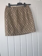 Handmade by Wendy gray cream skirt. UK10