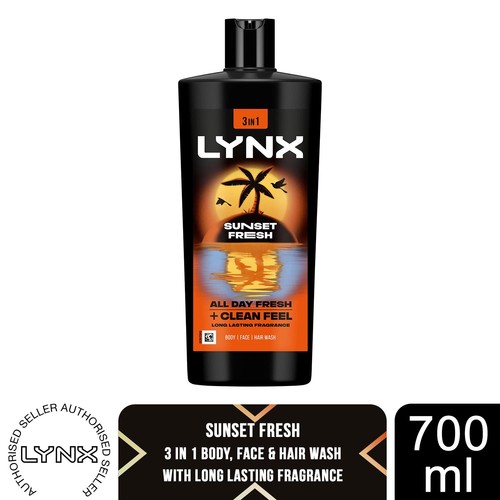 Lynx sunset fresh shower - fresh, gel