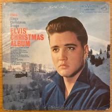 ELVIS PRESLEY - CHRISTMAS ALBUM Rare 1963 U.S. Mono Press LP