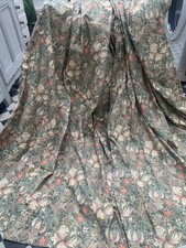 William Morris Curtains, Golden Lily Minor, Vintage,  67"W x 60" L (Lot 2)