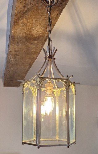 Vintage large chrome brass - large,