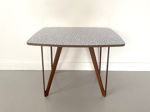 1950s formica teak coffee side - coffee,