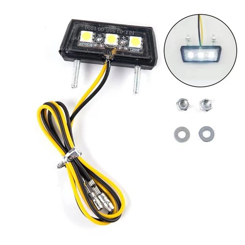 Universal number plate - universal,