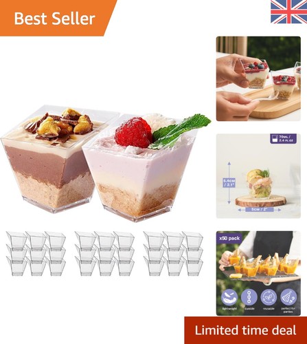 Crystal clear mini dessert - 50,