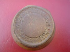 Vintage Sunbeam Wolverhampton Car Brass  Screw On hub cap