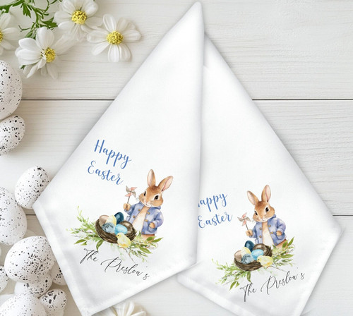 Personalised easter rabbit - personalised,