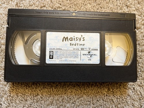 Maisy bedtime vhs 1999 38 - bedtime,