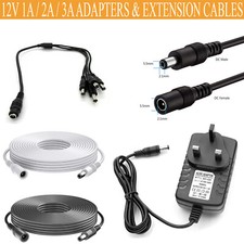 12V 1A-10A Adapter AC/DC UK