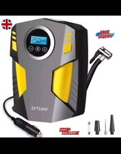 SYTUNG Digital Tyre Inflator, Portable Air Compressor Car Tyre Pump with 3 nozle