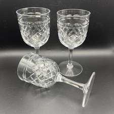 3 Tudor Clear Crystal Sherry
