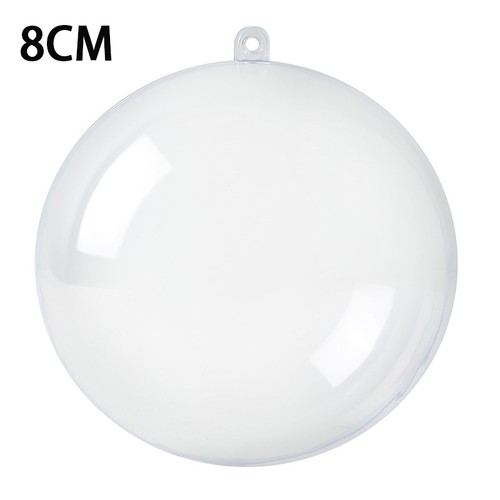 50x christmas clear baubles - christmas,