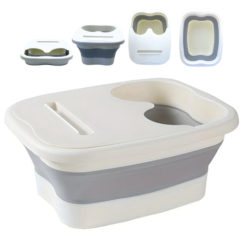 Collapsible foot spa bath - collapsible,