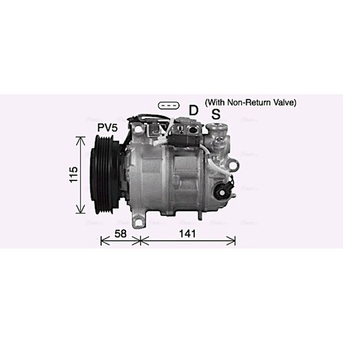 Air con compressor for - air,