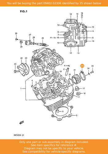 Suzuki clamp 09402 52306 oem - clamp,, 09402-52306