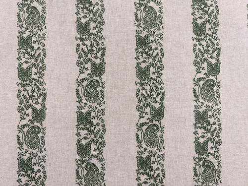 Linen fabric vintage shield - fabric, &