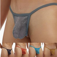 Mens Sexy Low Rise Bulge Pouch