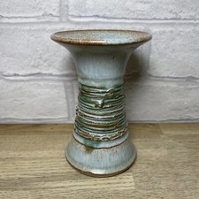Vintage Knights Tintagel Studio Art Pottery Glazed Vase 4.5” Tall Cornish