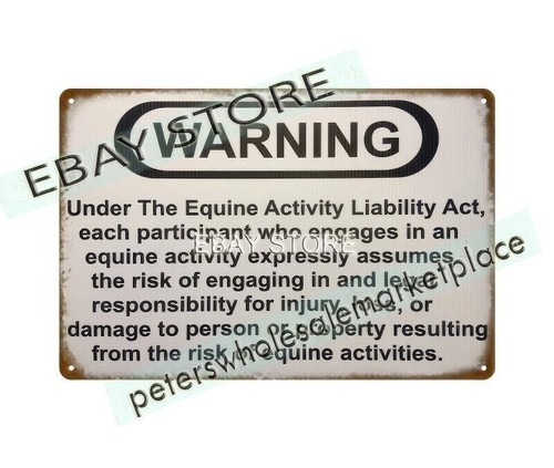 Equine liability activity - liability,