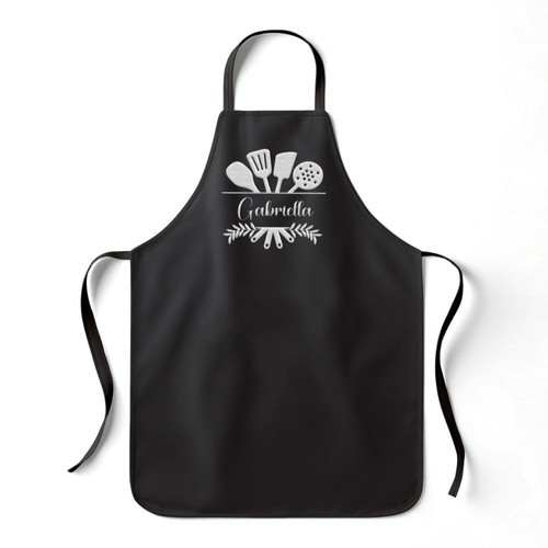 Personalised embroidered apron - personalised,