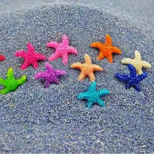 10pcs pink artificial starfish - 10pcs,