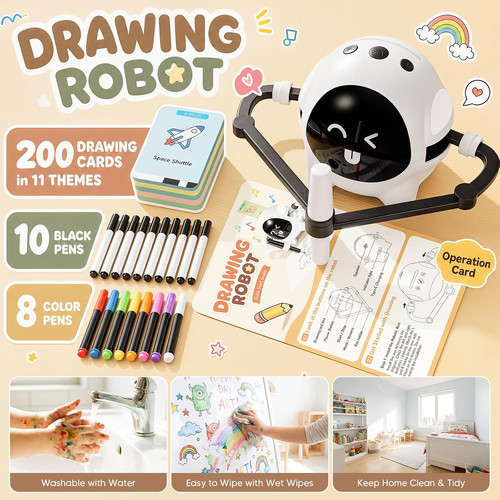 Kids drawing robot 200 - kids,