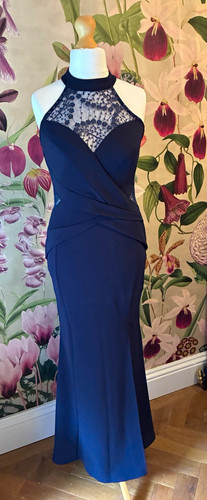 Lipsy london navy floral lace - navy,