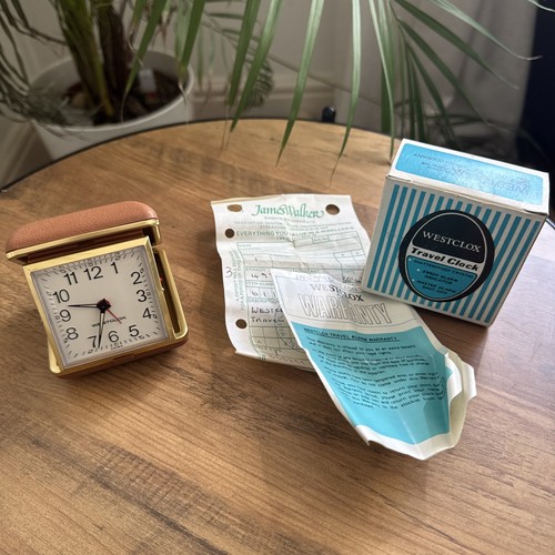 Vintage westclox travel - travel, alarm